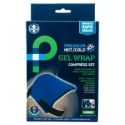 Gel Wrap Hot/Cold Shoulder Ice Pack with Wrap for Shoulder Back Pain Relief