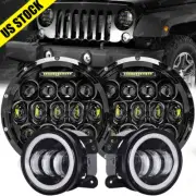 7" LED Headlight Hi-Lo Beam & 4" Fog Light Combo For 07-18 Jeep Wrangler JK (for: Jeep)