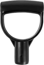Shovel D Grip Handle, 1-1/8" Inside Diameter PVC D Shaped Grip Shovel Handle Replacement for Digging Raking Tools