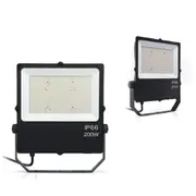 CROWN LIGHTING 150-250W LED Outdoor Floodlight - IP66 - SAA Plug - 6000K - ECO