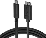 USB-C to Micro-B USB 3.0 Cable Cord for Toshiba Canvio, Transcend H3 M3, LaCie
