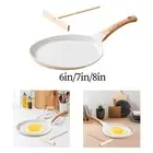 Nonstick Crepe Pan Tortilla Maker Pancake Pan Round with Spreader Dosa Pan for