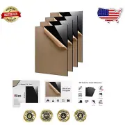 Superior 1/8 Inch Black Plexiglass Sheets, Perfect for Crafts & Signs - 4 Pack