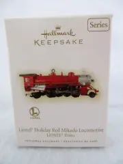 Lionel Holiday Red Mikado Locomotive 2009 Hallmark Lionel QX8602 - NIB