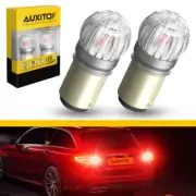 AUXITO BAY15D 1157 2357 2057 7528 Super Red LED Brake Tail Stop Light Bulbs 360D (for: Porsche)