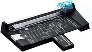Paper Cutter Heavy Duty, Paper Trimmer with Clear Ruler, Accurate Cutting, 7~10 Sheets of Paper can be Cut at one time, for Paper Photos Postcards Business Card