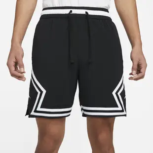 Nike 短褲 Jordan 男款 黑 喬丹 籃球褲 透氣 網眼 彈性 抽繩 開岔【ACS】DH9076-010