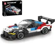 Reobrix 672 BMW M4 GT3 Toy Car Building Blocks, Model Cars Building Kit for Display and Collectible, Race Car Building Toy for Boys and Adults, Compatible with Lego, 385 Pieces