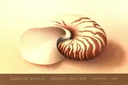 KENNETH MARTIN Seaside Gallery 20" x 29.75" Offset Lithograph 1982 Vintage