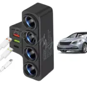 Car Fast Charger Splitter Outlet Power Adapter USB PD Cigarette Lighter Socket