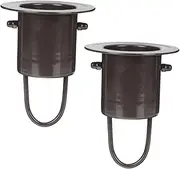 Aluminum Alloy Rain Chain Gutter Adapter Kit 2pcs Drainer Hooks Outdoor Decorative Easy Install Prevent Water Blockage