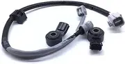 Engine Knock Sensor & Harness Kit Compatible With Toyota Prius 4Runner Corolla, Lexus GX470 RX330 – OEM 89615-20090 82219-06010(3PC)