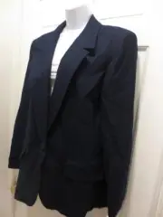 $188 NWT PENDLETON Womens NAVY LAMBSWOOL One Button BLAZER JACKET 14 Large L