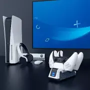 PS5 Charging Station, PS5 Controller Charger Station with 2 Pack Fast Charging