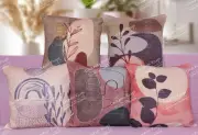 Indian Hand Woven 5 Set Digital Printed Cotton Cushion Cover Pillow Cases