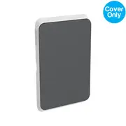 Clipsal Iconic Blank Plate Skin Anthracite