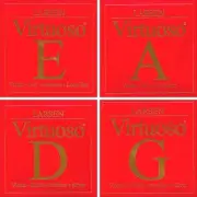 Larsen Virtuoso Violin String Set - Medium Gauge - Loop End E