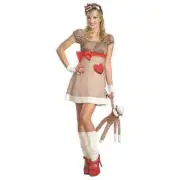 Ms. Sock Monkey Deluxe Adult Womens Costume Disguise 38188 Size L 12-14