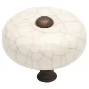 3.8cm Round Crazed Cupboard Knob