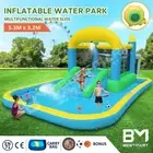 Inflatable Water Park Water Slide Jumping Castle Pool Outdoor Splash Trampoline