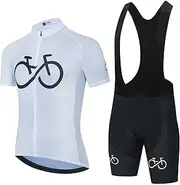 [GRTE] Mens Cycling Jerseys Shorts Men Bike Suits 3D Gel Padded Bib Short