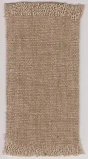 Dollhouse Miniature Woven Accent Rug in Tan / Camel / Light Brown ~ HWRSZ