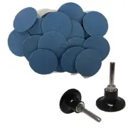 200 - 3" Roloc Zirconia Quick Change Sanding Disc 40 Grit and Mandrel