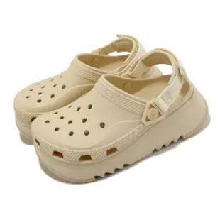 【Crocs】洞洞鞋 Hiker Xscape Clog 男女鞋 香草色 米白 經典獵戶 克駱格 厚底 卡駱馳(208365108)