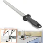 600# 12'' Grit Diamond Kitchen Knife Sharpener Sharpening Stone Stick Steel Rod