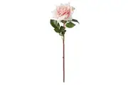Rogue Artificial Westminster Rose Stem Real Touch Fake Flowers Home Decor Pink