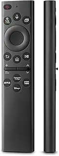 Voice-Compatible Universal Remote Control for Samsung Smart TVs: BN59-01385A Replacement – Designed for Frame, Serif, Crystal, Solar, UHD, Neo QLED, OLED, 4K, 8K Models