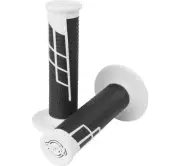 ProTaper Clamp-On Half-Waffle Grips White/Black