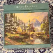 "Dogwood Chapel" By Thomas Kinkade 1000 Piece Jigsaw Puzzle Series 12 New 2004