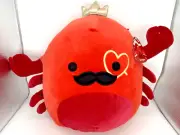 Squishmallows Georgios Red King Crab Plush 16 Inch Valentine S14 1934-2 2024 NWT