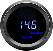 Digital Auto Volt Meter 52mm Voltmeter 12 Volt Blue LED Voltage Meter Gauge with Sensor for Car Boat Truck Automovil Compatible with Bota Compatible with Agua Voltmeter