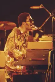 Musician And Singer Stevie Wonder Performs 1975 Old Music Photo