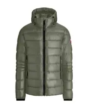 logo-patch sleeve padded jacket S,XL,L Green
