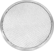 Alipis Pizza Pan with Holes - 10 Inches Stainless Steel Mesh Pizza Baking Screen - Round Pizza Tray Pizza Crisper Tray - Bakeware for Oven Home Restaurant Silver