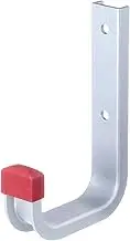 Alberts 805524 Wall Hook | Available in Various Designs | Angled | Aluminium | Depth 80 mm | Height 120 mm