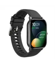 Walkerfit Smartwatch for Men & Women 2.01'' Bluetooth Fitness Tracker- Black