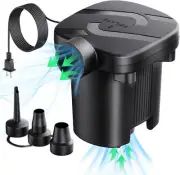 Electric Air Pump, Quick-Fill Air Pump for Inflatables, Portable Air Mattress Pu
