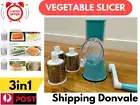 Kitchen Vegetable Food Manual Rotary Drum Grater Chopper Slicer Fruit Cutter Vic