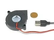 USB -- GDSTime Blower computer Fan 5V 2Pin 50mm 5015 50mm x 15mm 5cm A9