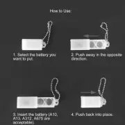 Professional Hearing Aid Battery Box Portable Hearing Aid Button Batteries S DSO