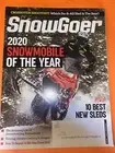 2019 November , Snow Goer Magazine, 10 Best NEW Sleds 66 PAGES FREE SHIPPING