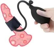 Inflatable Penis Ring Male Penis Extender Stretcher Sleeve Inflatable Penis Enhancer Enlarger Delay Inflatable Penis Sleeve for Adult Men Sex Toys