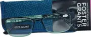 *FOSTER GRANT READING GLASSES +1.25 W/ CASE Adley Ships Free!