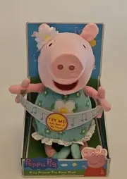 Peppa Pig Ring Around the Rosie Plush, New, Works!!