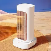 ONEIN Portable Fan Heater for Bedroom Office Desk, 1300W Electric Space Heater for Small Room with 2 Modes, PTC Ceramic Fast Safety Heat, Quiet & Handy