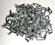 100pc Pallet Rack Safety Bolt Universal Drop Pin Round Top Hat R-M5×48